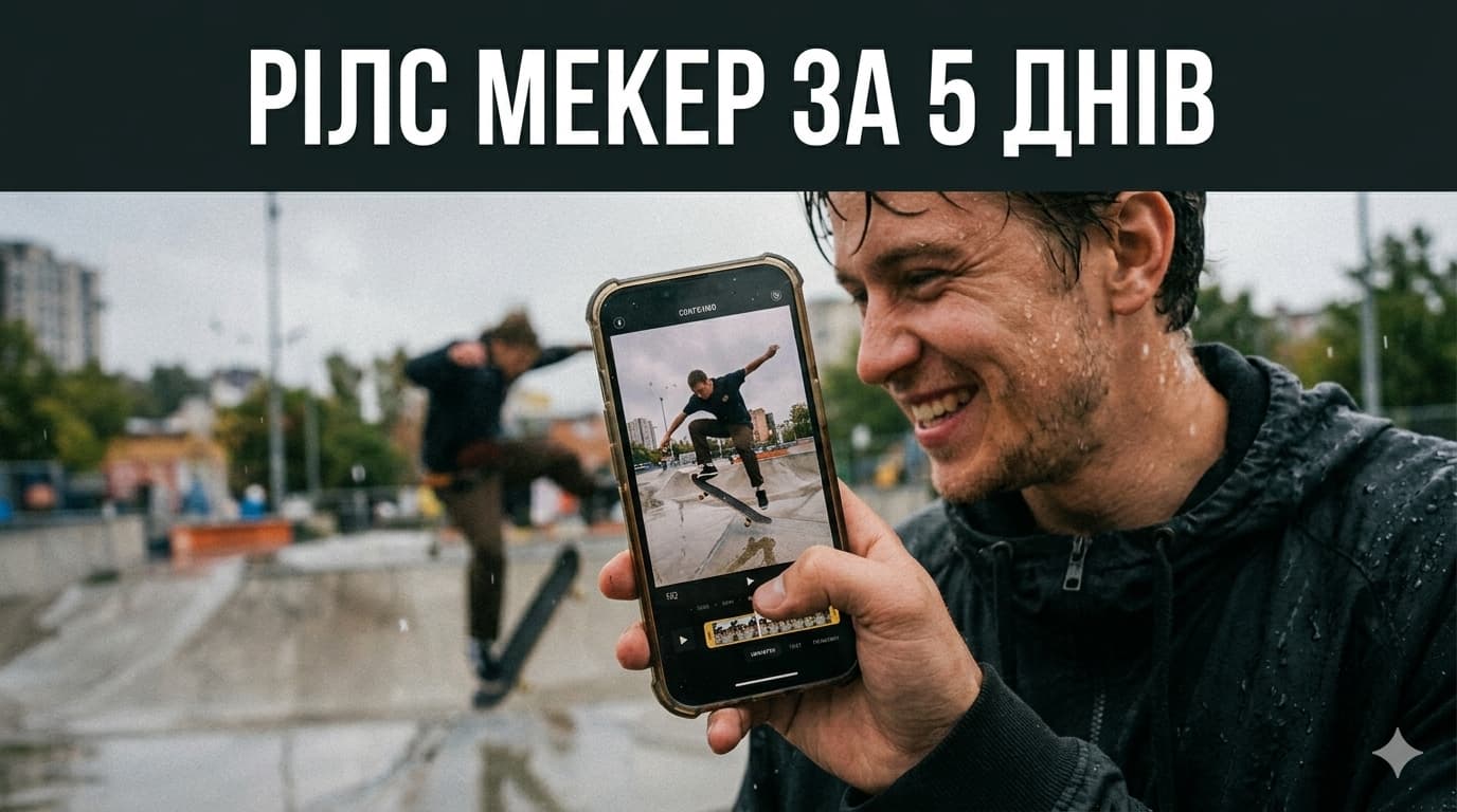 REELS-МЕЙКЕР ЗА 5 ДНІВ - image 1